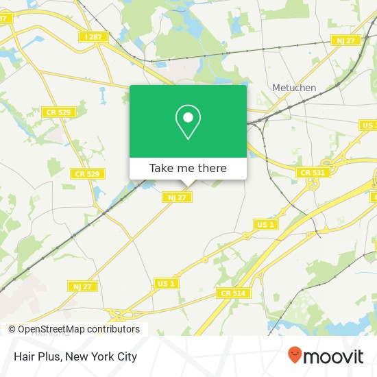 Hair Plus map