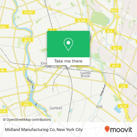 Mapa de Midland Manufacturing Co