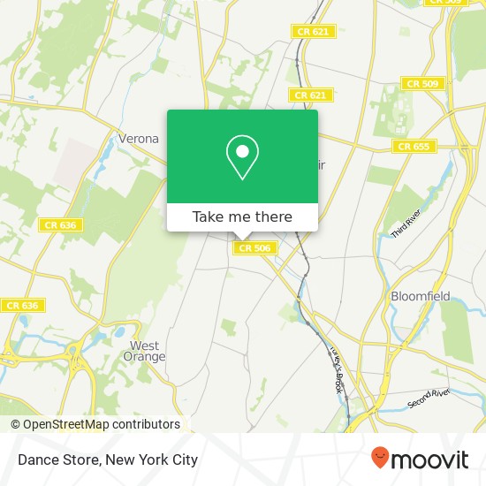 Mapa de Dance Store