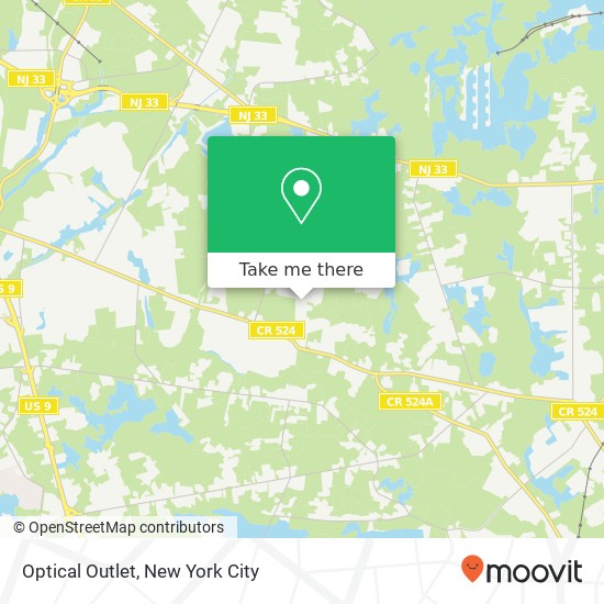 Mapa de Optical Outlet