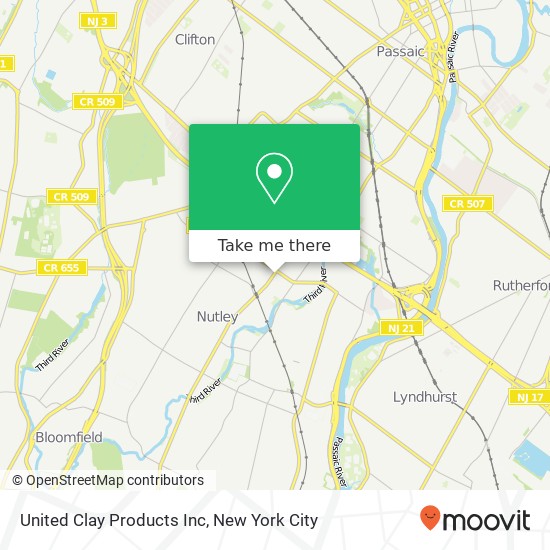 United Clay Products Inc map