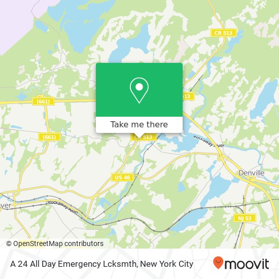 Mapa de A 24 All Day Emergency Lcksmth