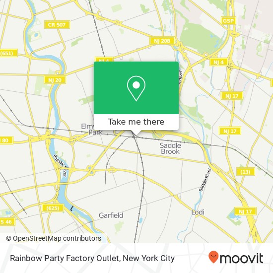 Mapa de Rainbow Party Factory Outlet