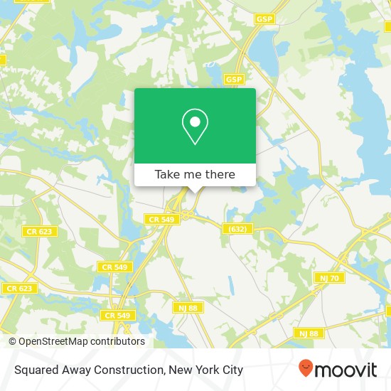Squared Away Construction map