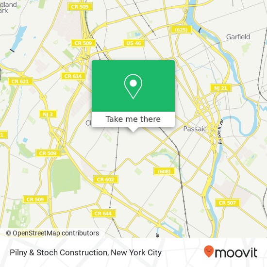 Pilny & Stoch Construction map