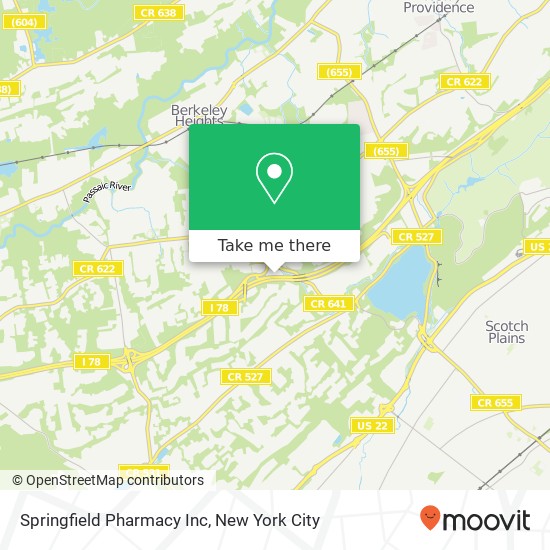 Mapa de Springfield Pharmacy Inc