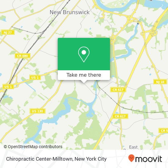 Mapa de Chiropractic Center-Milltown