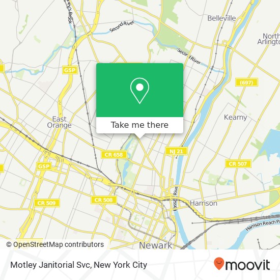 Motley Janitorial Svc map