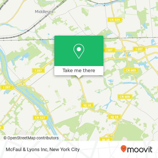 McFaul & Lyons Inc map