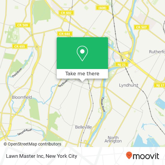 Lawn Master Inc map