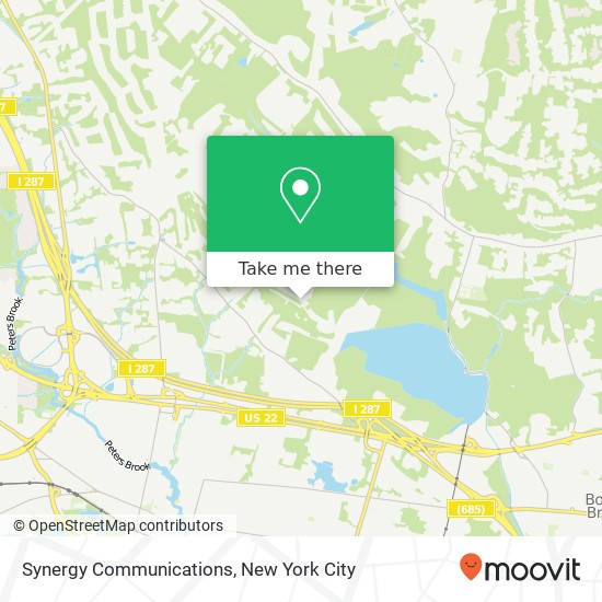 Synergy Communications map