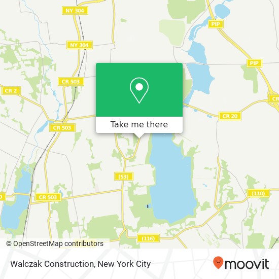 Walczak Construction map