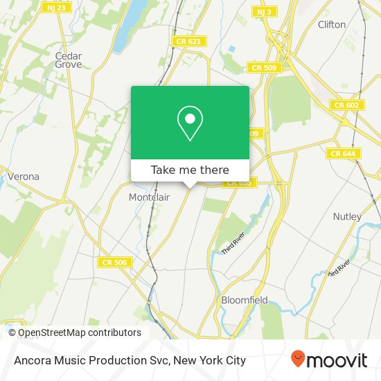 Mapa de Ancora Music Production Svc