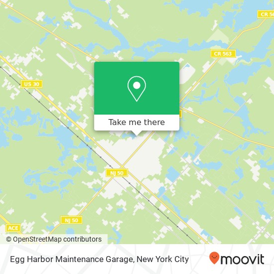 Mapa de Egg Harbor Maintenance Garage