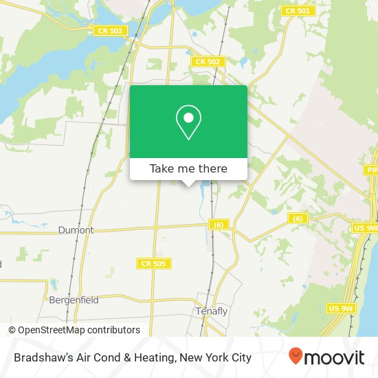 Bradshaw's Air Cond & Heating map