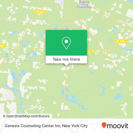 Genesis Counseling Center Inc map