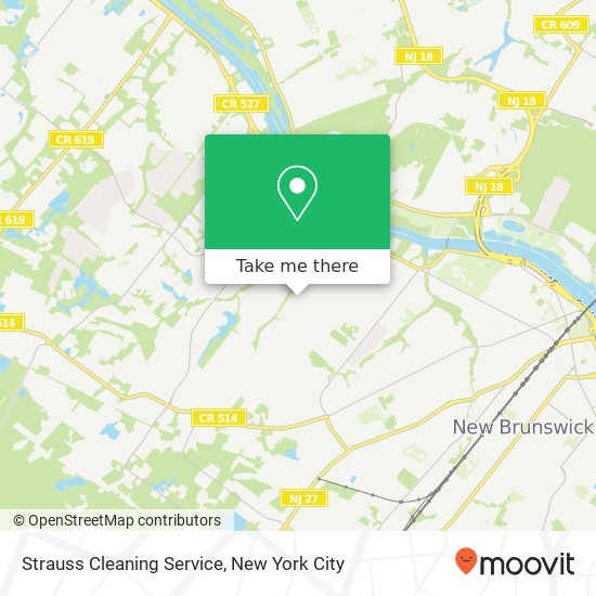 Mapa de Strauss Cleaning Service