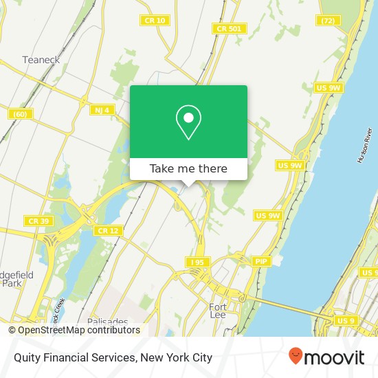 Mapa de Quity Financial Services