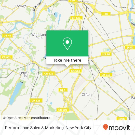 Performance Sales & Marketing map