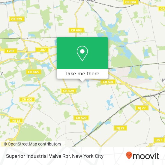 Superior Industrial Valve Rpr map