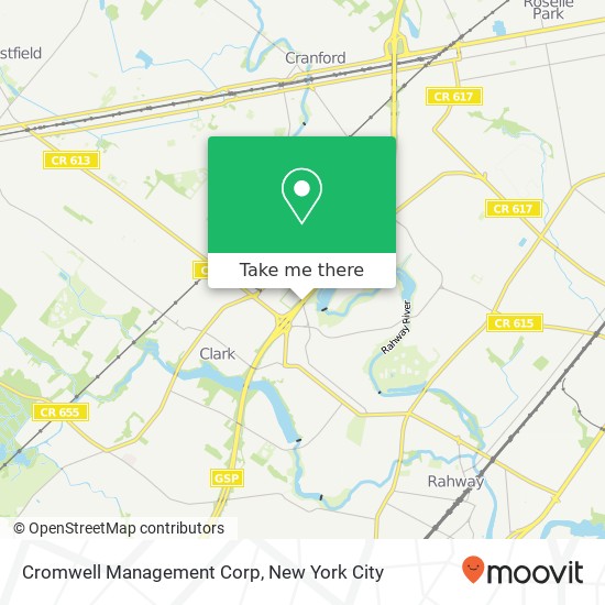 Cromwell Management Corp map