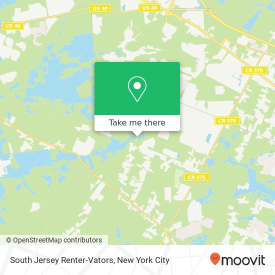 South Jersey Renter-Vators map