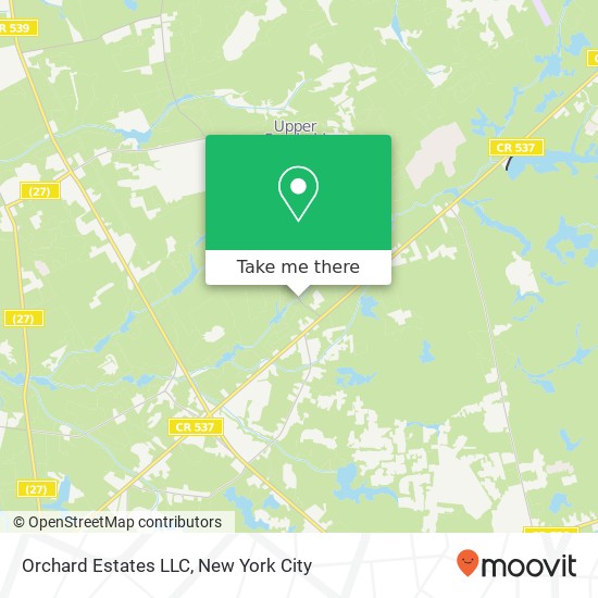 Mapa de Orchard Estates LLC