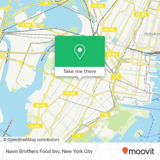 Mapa de Navin Brothers Food Svc