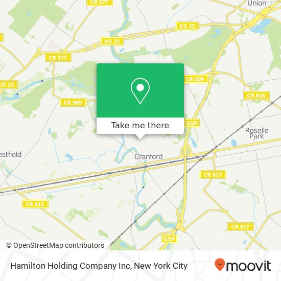 Hamilton Holding Company Inc map