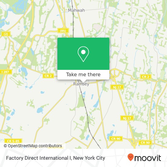 Mapa de Factory Direct International I