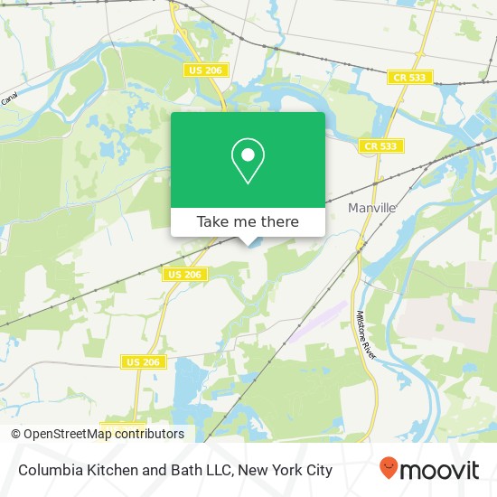 Mapa de Columbia Kitchen and Bath LLC
