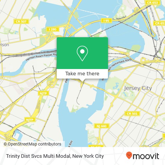 Mapa de Trinity Dist Svcs Multi Modal