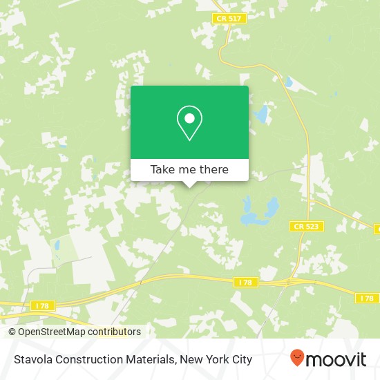 Mapa de Stavola Construction Materials