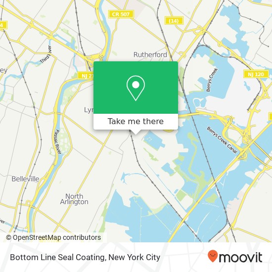 Mapa de Bottom Line Seal Coating