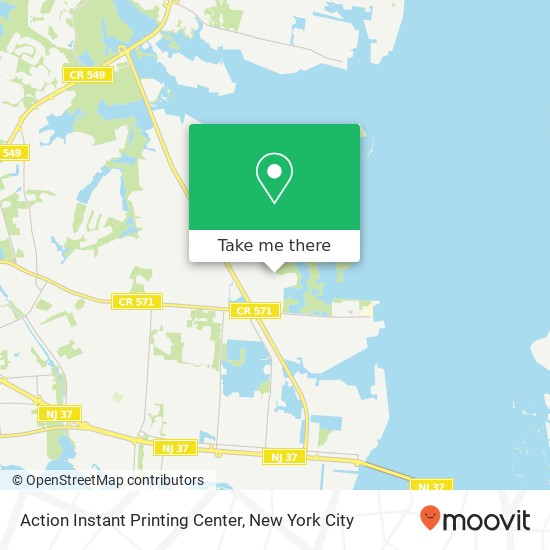 Action Instant Printing Center map