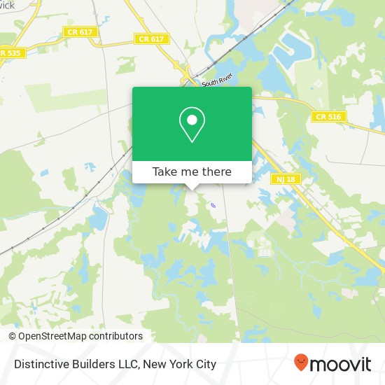 Mapa de Distinctive Builders LLC