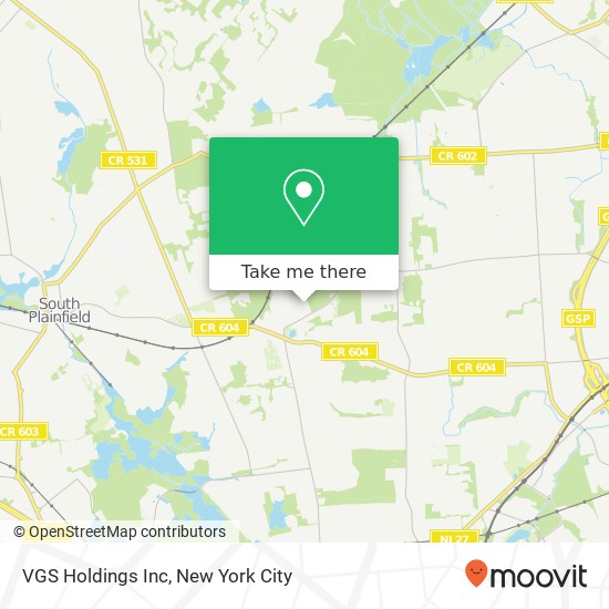 Mapa de VGS Holdings Inc