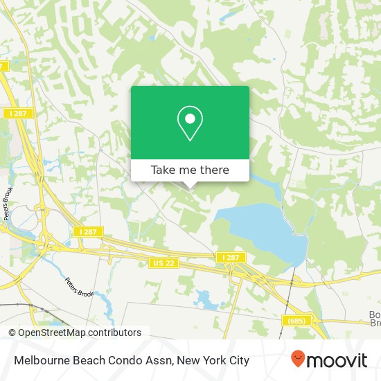 Melbourne Beach Condo Assn map