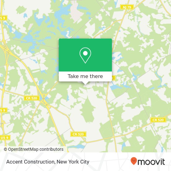 Accent Construction map