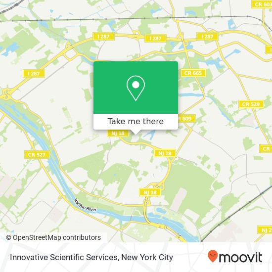 Innovative Scientific Services map