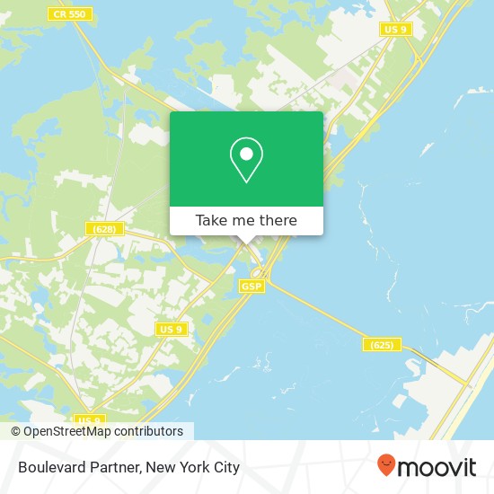 Boulevard Partner map