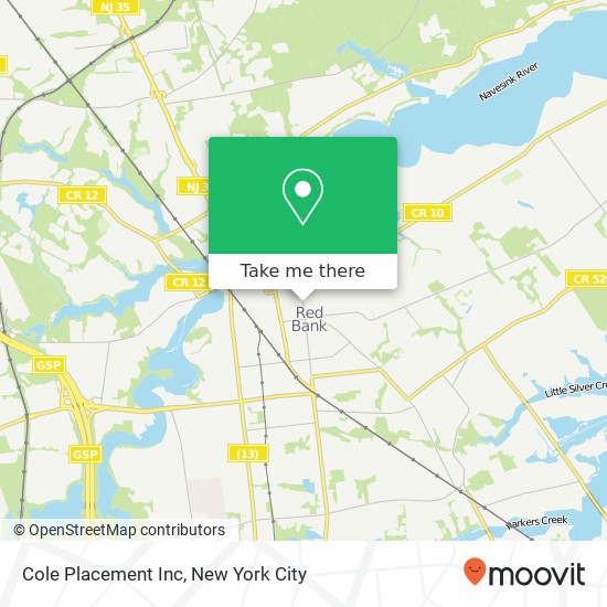 Mapa de Cole Placement Inc