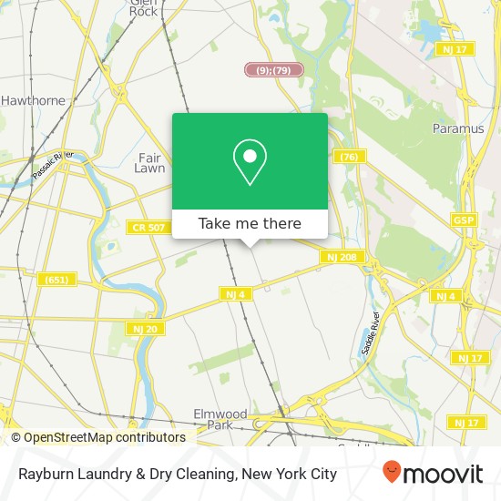 Rayburn Laundry & Dry Cleaning map