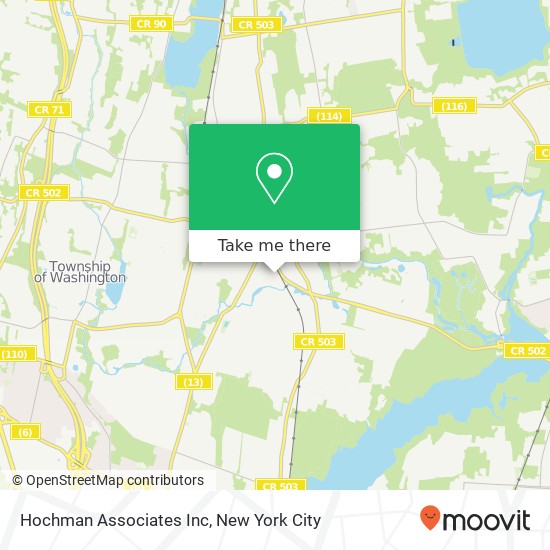 Mapa de Hochman Associates Inc