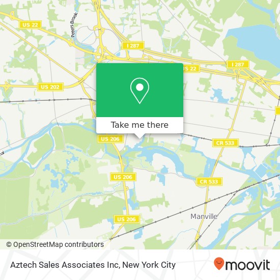 Aztech Sales Associates Inc map