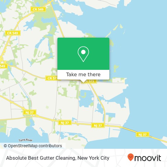 Absolute Best Gutter Cleaning map