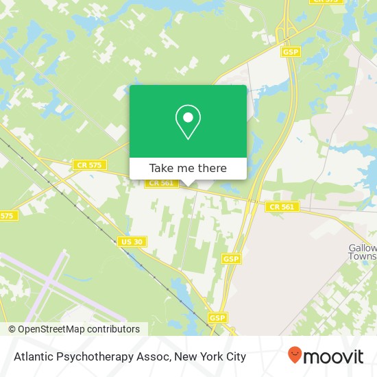Mapa de Atlantic Psychotherapy Assoc