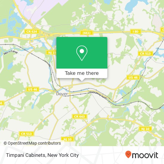 Mapa de Timpani Cabinets