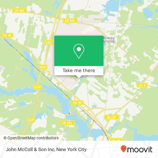 John McColl & Son Inc map