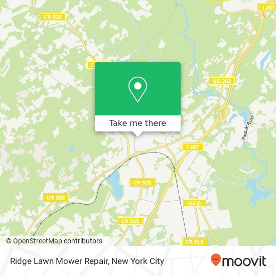 Ridge Lawn Mower Repair map